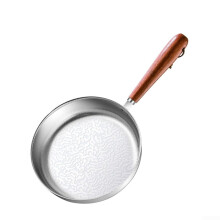 Stainless Steel Mini Frying Pan NonCoated Flat Bottom 16cm For Induction Hob Omelette And Steak Pan