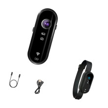 Petite caméra d'action 720P avec boîtier-Pas de carte