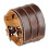 Punk Styles Men's Wide Leather Bracelet Adjustable-Coffee 4