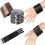 Punk Styles Men's Wide Leather Bracelet Adjustable-Coffee 6