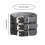 Punk Styles Men's Wide Leather Bracelet Adjustable-Coffee 3