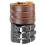 Punk Styles Men's Wide Leather Bracelet Adjustable-Coffee 7