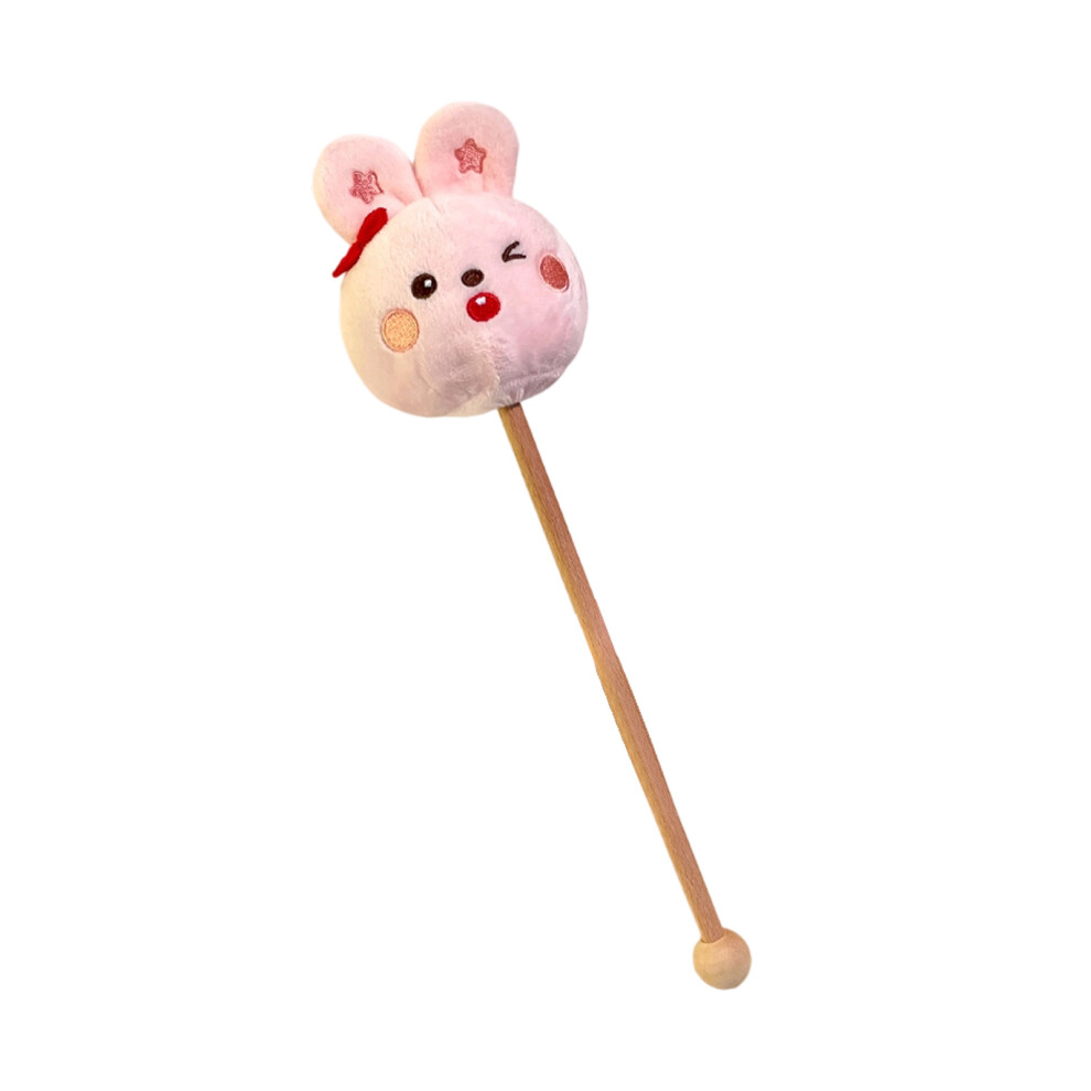 Pink Massage Hammer Tapping Hammer Stick Cartoon Sweet Plush