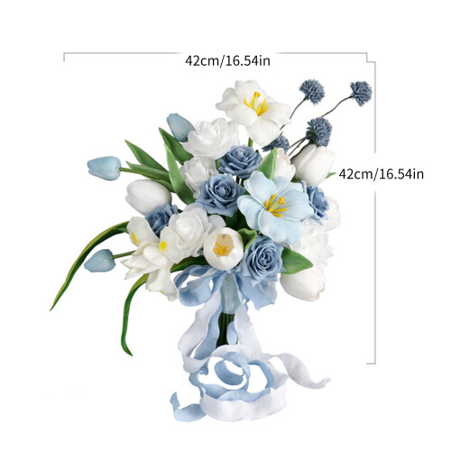 Décorations de mariage de fleurs artificielles pour cérémonie, 2