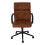Living And Home Swivel & Height Adjustable Office Chair with High Back, Brown 2