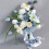 Décorations de mariage de fleurs artificielles pour cérémonie, 7