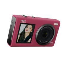 80 MP autofocus 4K-camera Dubbel display Draagbaar voor- Claret