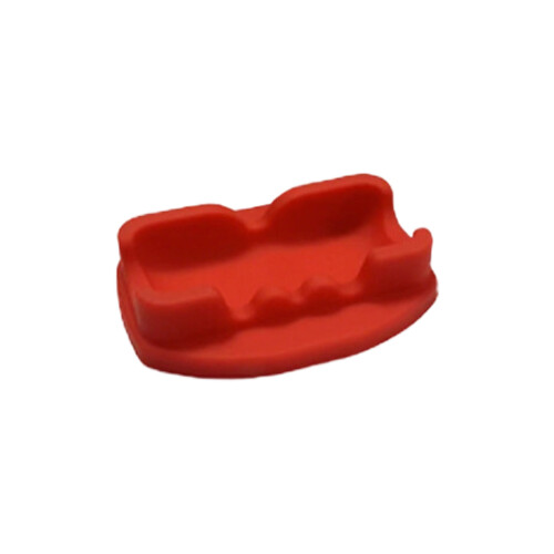 Draagbare siliconen auto-adapter Mount Accessoires Desktop-rood