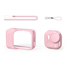 Ergonomische schokabsorberende hoes voor GO Ultra-camera's-roze