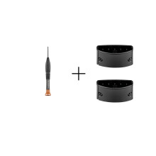 Nauwkeurigheid Fit Lock Clips & Schroevendraaierset-Zwart