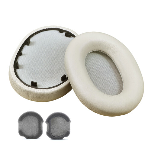 2 stuks eiwit lederen oorkussens comfortabele-Goud