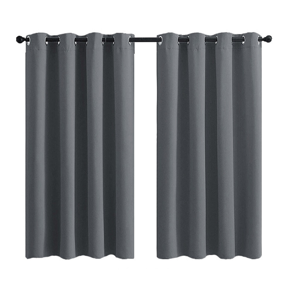 Triple-Weave Fabric Blackout Curtains, Grommet Top For Enhanced Blocking And Privacy Protection (Set Of 2, 42W X 63L) Light 9466005389334