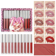 10 stuks matte vloeibare lippenstift set lip vlek make-up kit,