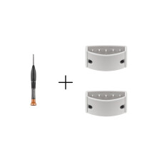 Niet-slip oorkussenclips en-Rook wit