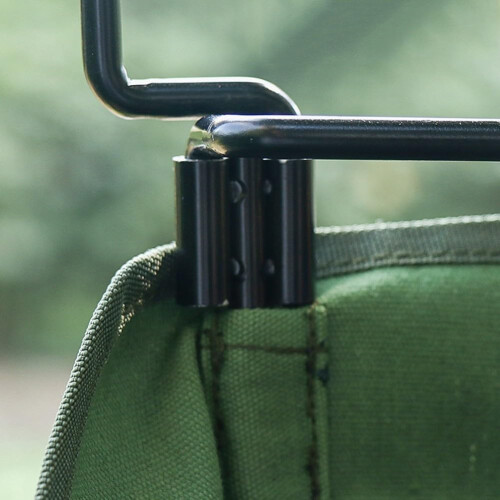 Camping Windbreak Foldable Canvas Screen Size M With Ground Spikes For Enhanced Stability 2