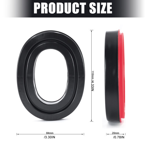 Strong Ear Cushions Universal Fit For Hearing Protectors-Red 2