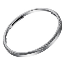 Accessoires de lentille de finition en métal de couleur,-Argent