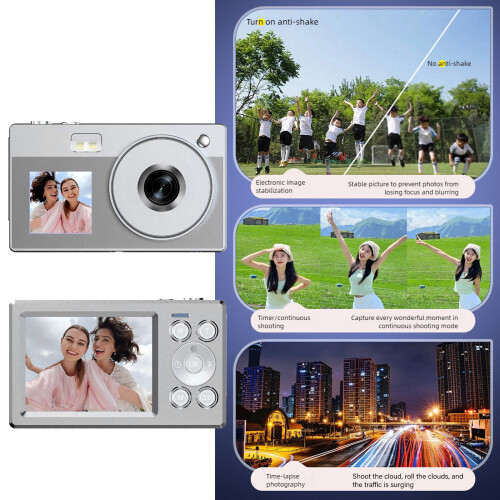 Vintaged Style Camera Double Display 16x Digital Zoom 1080P-32G 2