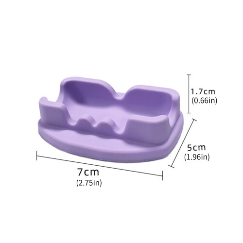 Support de Base de bureau en Silicone, montant de-bleu 2