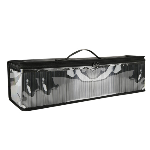 Heavy Duty CDs Organize Pouch Transparent Front Panel Zippered