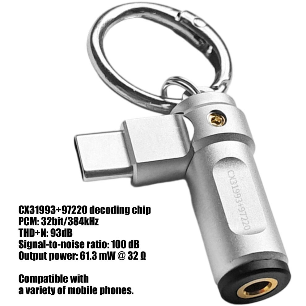Highly Speed 3.5Mm To Usb C Connector Premium Alloy Materials-C 7709000197774