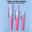 6Pieces Triple Function Eyelashes Grooming Tools Compact-Gold 7