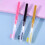 6Pieces Triple Function Eyelashes Grooming Tools Compact-Gold 4