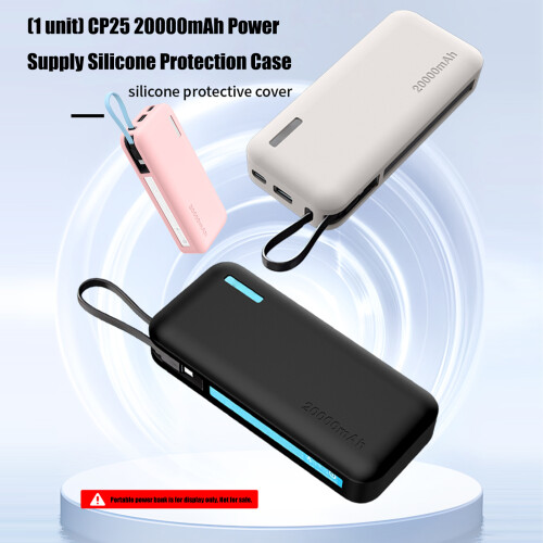 Permanent Elastomer Defender For 20000mAh Battery Pack-Gray 2