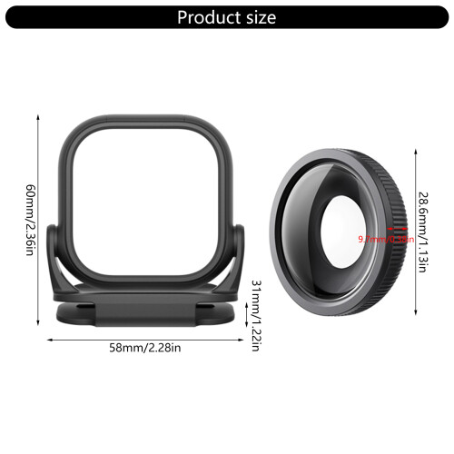 Plastic Clip On Camera Lens For Capturing Kids Low Angle Moment 2