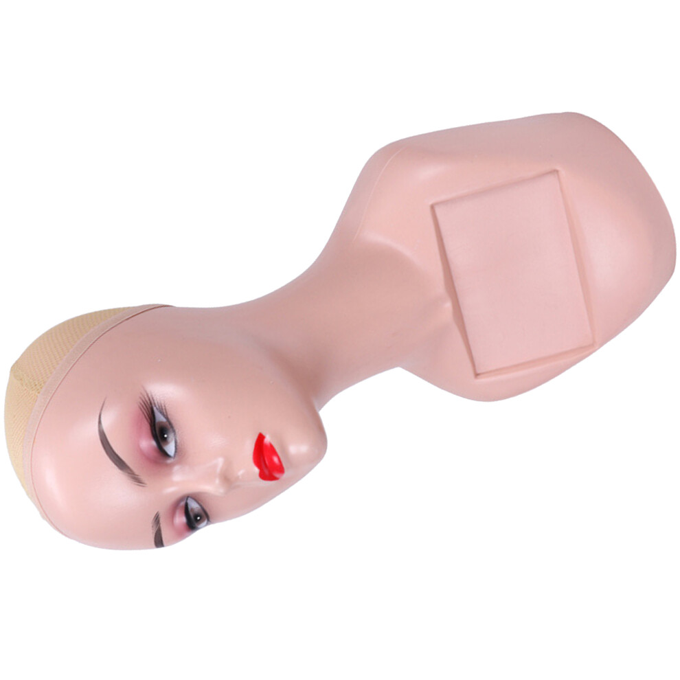 Unisex White Reusable Abs Mannequin Head Wig Holder Model For-Bee