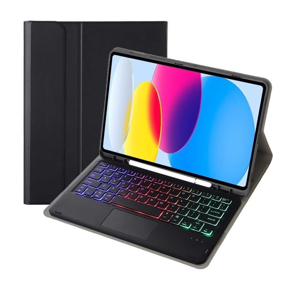 Detachable Backlit Touch Keyboard Cover For Ipad Air 11Inch 2024 Leather Flip Protective Case Golden 9323874420332
