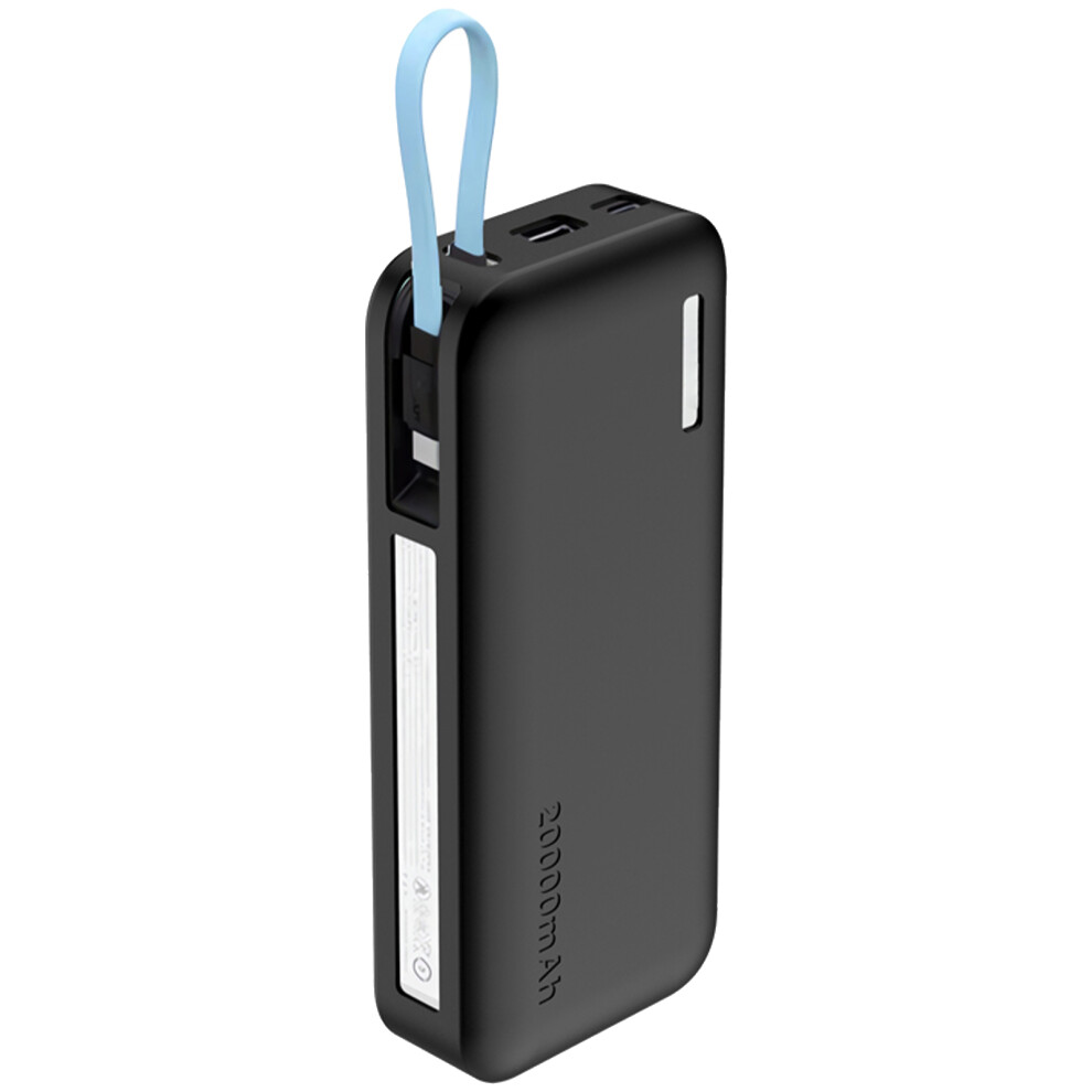 Hard Wearing Against Slip Elastomer Case For 20000Mah- Black 7709000198580