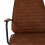 Living And Home Swivel & Height Adjustable Office Chair with High Back, Brown 4
