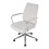 Living And Home Swivel & Height Adjustable Office Chair with High Back, White 1