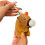 Ergonomischer Capybara-Plüsch-Schlüsselanhänger, leicht-style1 1