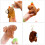 Ergonomischer Capybara-Plüsch-Schlüsselanhänger, leicht-style1 2