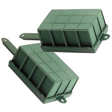 Floral Cage With Floral Mud Blocks 2Piece Set For Fresh Flower Arrangements Wedding Decor Florists And Home Decoration