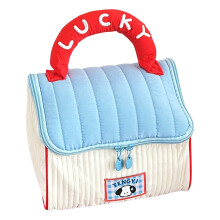 Tragbarer Kosmetik-Organizer und Make-up-Tasche mit-Blau