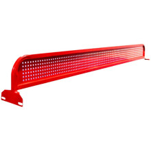 Table Tennis Net Outdoor Red Metal Iron Grid Ping Pong Countertop Separator 2 Pcs 153x14 Cm Park