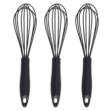 Fouet à œufs portable, idéal pour mélanger et fouetter, compatible avec les ustensiles de cuisine antiadhésifs, mini fouet en silicone pour une