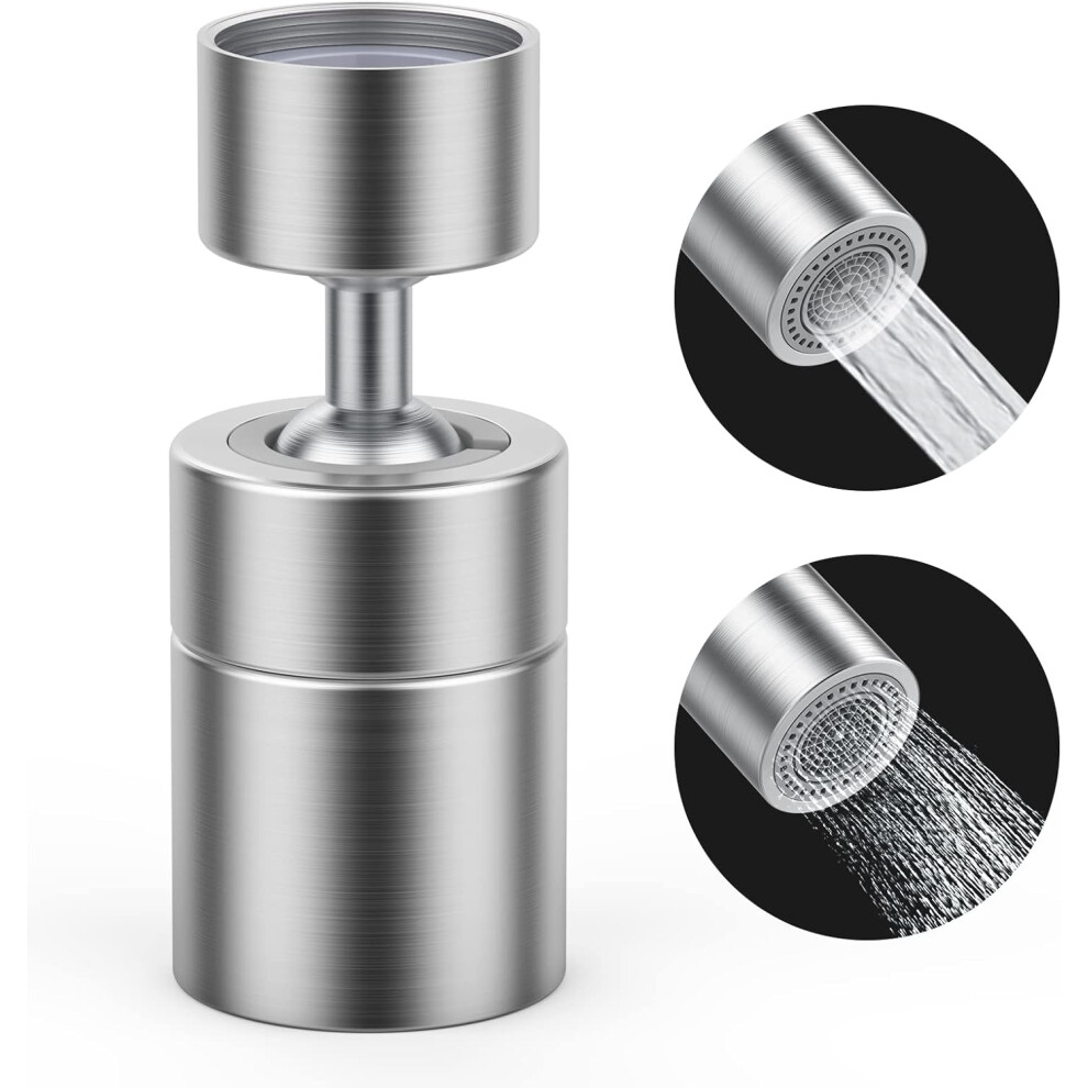 Water Saving Solid Brass Faucet Nozzle, 360 Swivel For Optimal Water Control And Enhanced Task Efficiency In Your Kitchen Or Bathroom 9466005074636