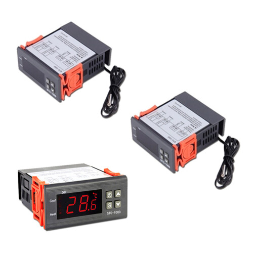 Thermostat réglable, moniteur d'humidité, réglage de la-12V 1