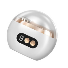 Elektrische nageltrimmer 2 in 1 Bediening met laag-Wit