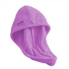 Schonender Haarturban aus Mikrofaser, super saugfähig, schnelltrocknend, tragbar, ideal für Reisen und Fitnessstudio, 1 Stück