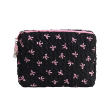 Make-up-Tasche mit großem Fassungsvermögen, Schleifen,- ICH