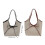 Damen-Tasche mit Henkel, einfache Handtasche, passende-Schwarz 4