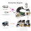 Advanced Rotating Pagoda Nozzle Cleaning Nozzle G3/8 Thread-70L 2
