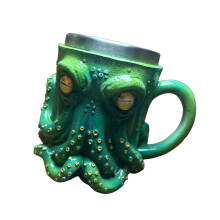 Unique Octopuses Decors Cup Crafted from Resin Materials-C
