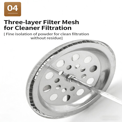 Nonrust Steel Fine Meshes Teas Infuser Heat Resistant-600ml 2