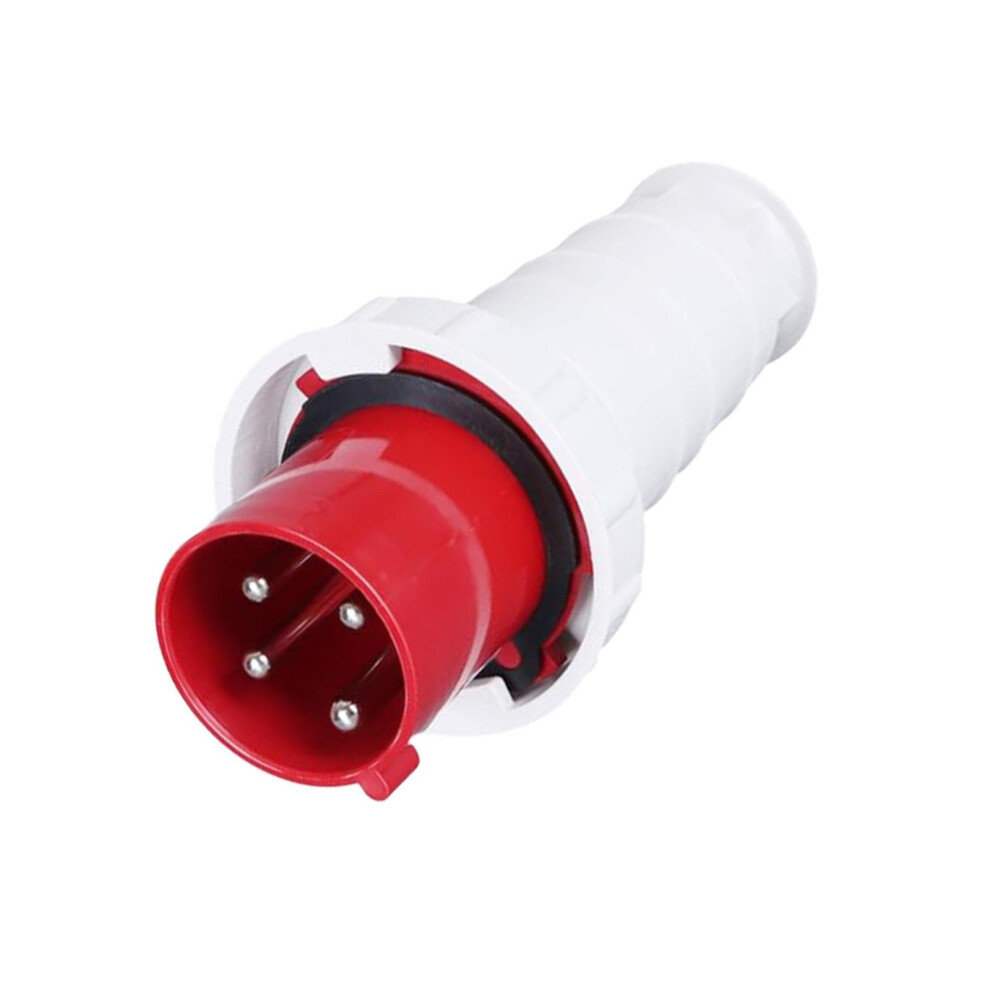 Industrial Plug 63A 4Pin Trailing Plug Connector Ip44 Waterproof Weatherproof 380415V For Industry Agriculture Docks 9339159640852